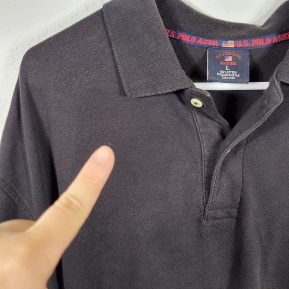 U.S Polo Assn Men L 100% Cotton polo short sleeve - Picture 8 of 8